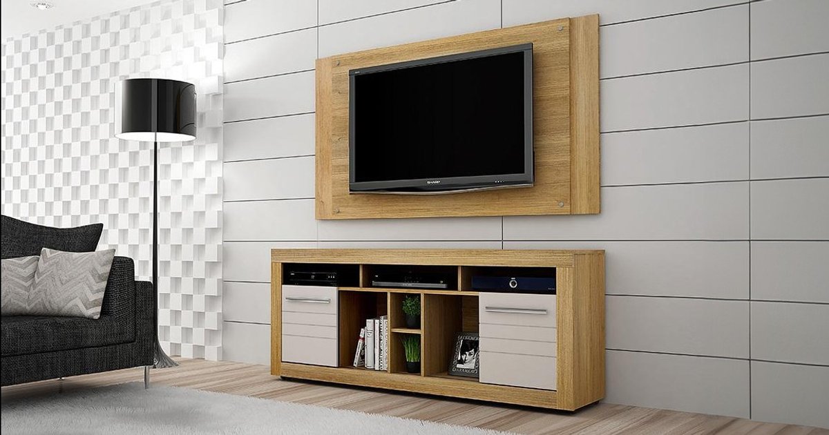 Rack com Painel Firenze para TV até 50" Valde Móveis