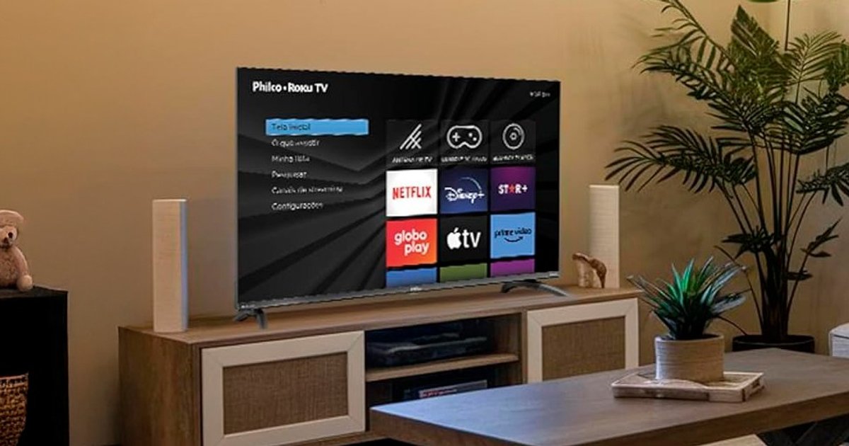 Smart TV 40” Philco Roku Full HD LED PTV40M9GR2CGB