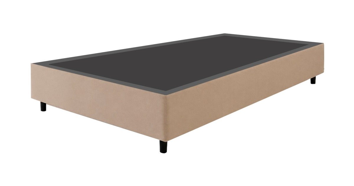 Base para Colchão Solteiro 88x188 Estofada com Pés Reforçados