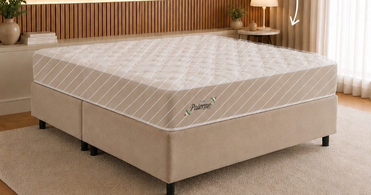 Base Box Queen Palermo com Estrutura Reforçada